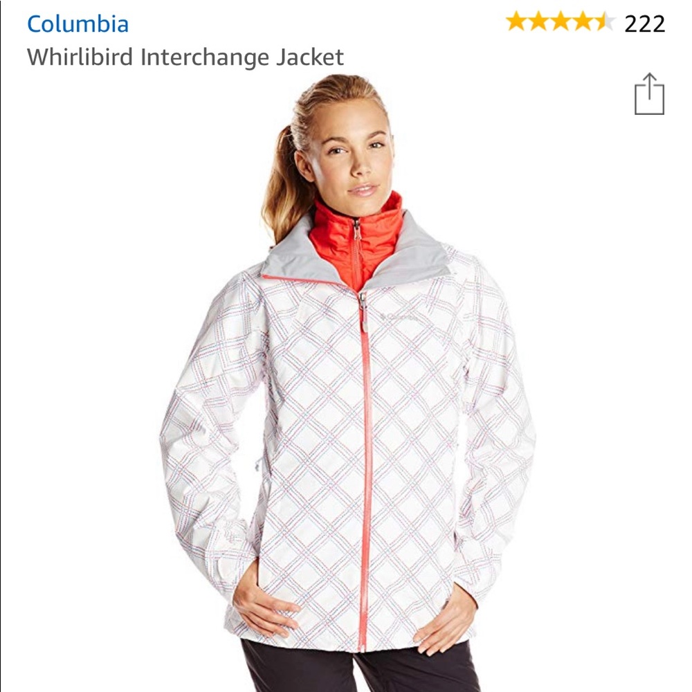 Columbia Whirlibird interchangeable ski jacket